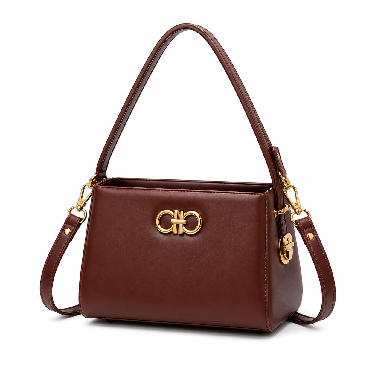 Buy Surajeev Trends Women's Brown PU Leather Shoulder Bag With